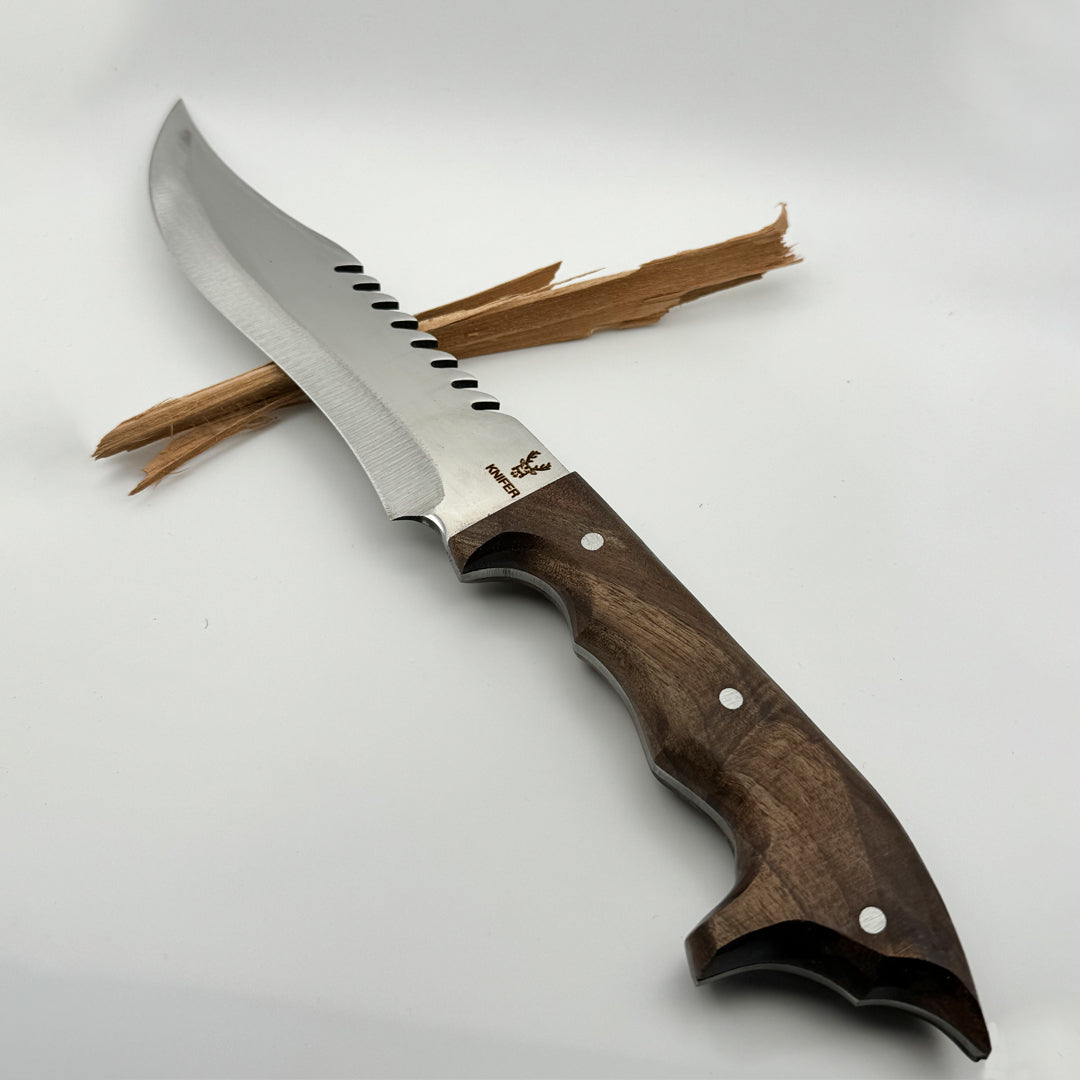 Wolf Head Hunting Knife