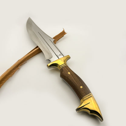 Wolf Head Hunting Knife