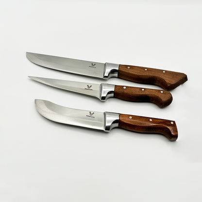 Set of Three Butcher Ceviz Kok