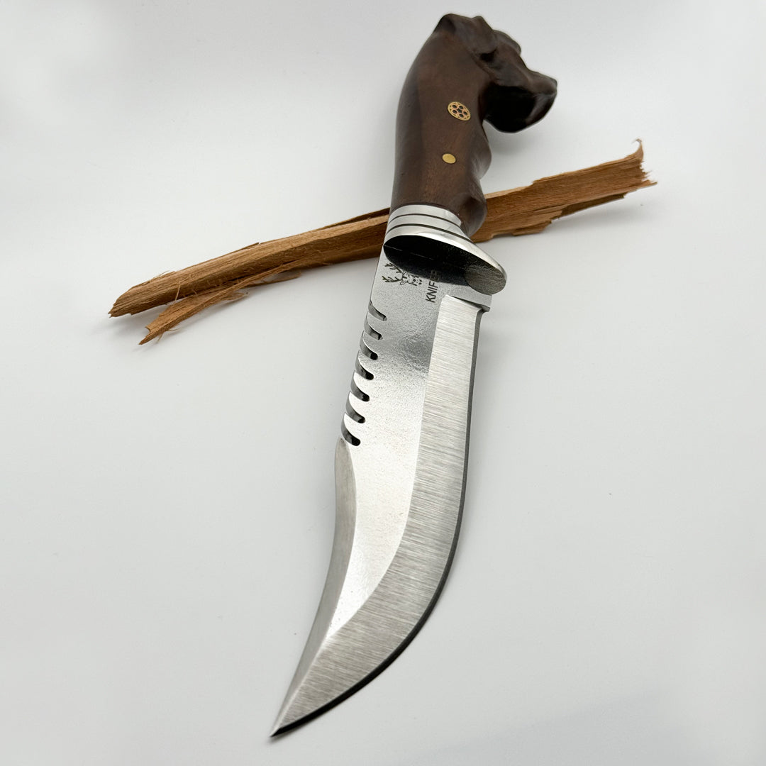 Animal Head Hunting Knife