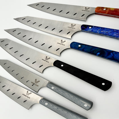 Mongolian Epoxy Chef Knife (Set Of Two)