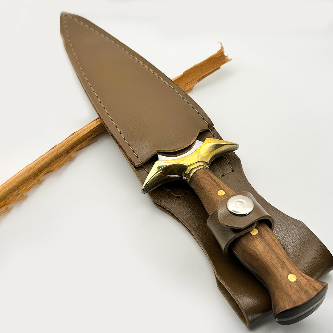 Golden Kama Hunting Knife