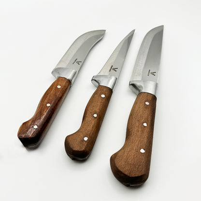 Set of Three Butcher Ceviz Kok