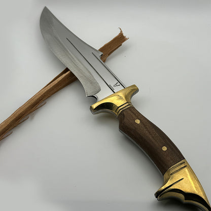 Wolf Head Hunting Knife